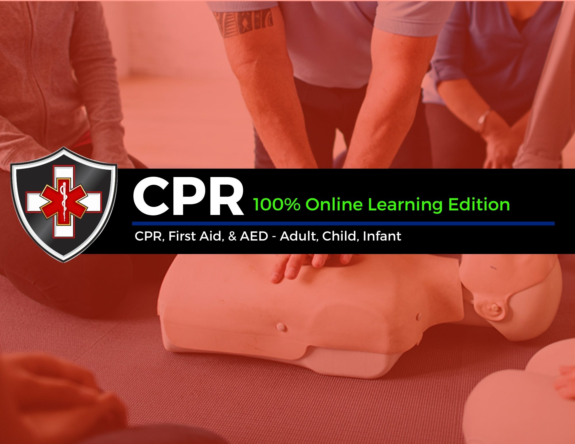 100% Online – Basic CPR & First Aid (Old)