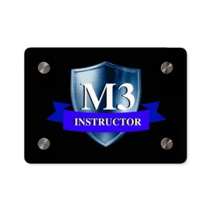 m3 instructor shield art