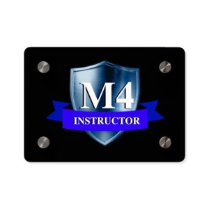 m4 instructor shield art